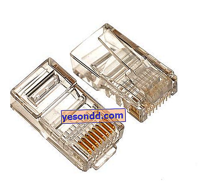 connettore twisted pair rj 45