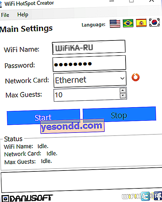 wifi hotspot oluşturucu