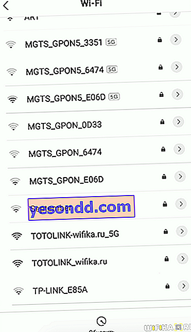réseau wifi totolink